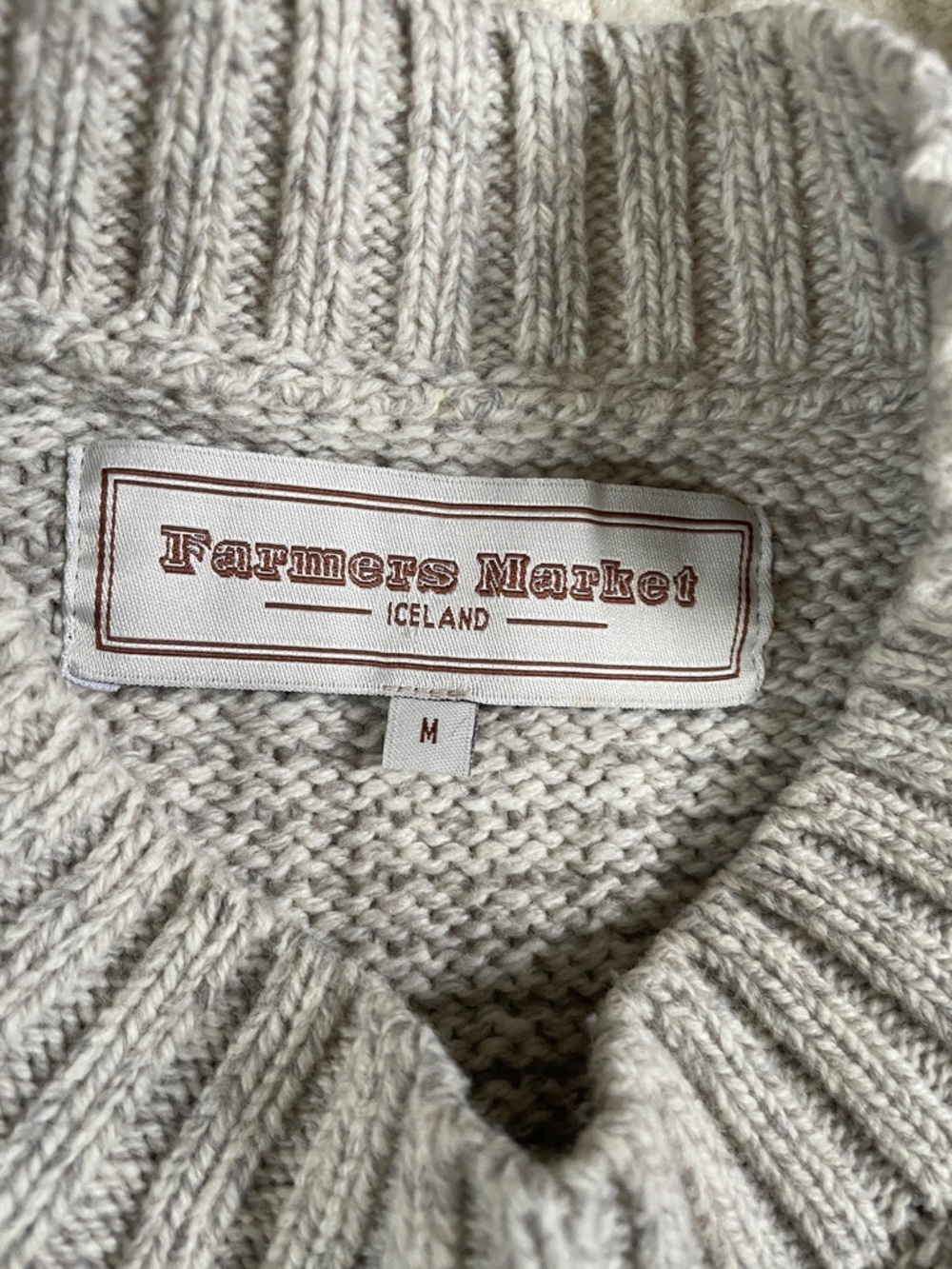 Women's Cream Knit Sweater